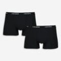 2er-Pack schwarze Boxershorts mit Logo