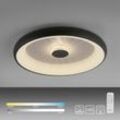 LED Deckenleuchte VERTIGO, CCT, dimmbar, Fernbedienung, Ø61,5 cm, Kristall-Effekt