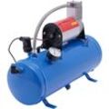 Gojoy - Kompressor, Luftkompressor Werkstatt, fahrbar, dc 12V, Induktionsmotor, Flüster Silent Druckluft leise ölfrei wartungsfrei 150PSI, 6L Tank,