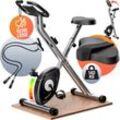 Sportana Heimtrainer Eagle 2 Faltbar 10 Stufen 7 Sitzhöhen LCD Display 2 Fitnessbänder Fitnessfahrrad Fahrradtrainer Fitnessbike 2in1 Hometrainer