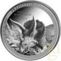 1 Unze Silbermünze Prehistoric Life II - Triceratops 2024