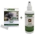 IPERON® 2 x 5 x 1 ml SPOT-ON kleiner Hund & 2 x 200 ml Lotion im Set + Zeckenhaken