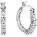 Firetti Paar Creolen Schmuck Geschenk Silber 925 Ohrschmuck Ohrringe, mit Diamant, silberfarben