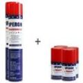 IPERON® 3 x 750 ml Ungezieferspray & 3 x 200 ml Fogger im Set + Zeckenhaken