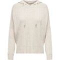 ONLY® Pullover, gerader Schnitt, langarm, für Damen, beige, XL