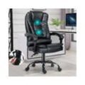 oyajia Gaming-Stuhl Massage Bürostuhl Chefsessel Ergonomischer Drehstuhl Gaming Büro Stuhl