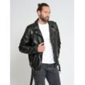 JCC Lederjacke Herren, schwarz