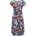 Ragwear Sommerkleid Damen gemustert, petrol