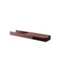 Muuto - Folded Shelves Platform 62 x 5,4 cm, deep red