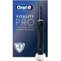 Oral-B Elektrische Zahnbürste Vitality Pro, Aufsteckbürsten: 1 St., 3 Putzmodi, schwarz