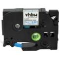 vhbw 1x Schriftband-Kassette kompatibel mit Brother PT ST1150, ST1150D, RL700S, RL-700S Etiketten-Drucker 8m x 9mm Blau auf Transparent, Laminiert