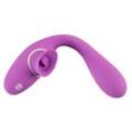 Vibrator „2 Function Bendable Vibe“ mit Leck-Zunge