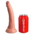 Naturdildo „7“ Dual Density Silicone Cock“ mit extra starkem Saugfuß