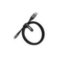 Otterbox Premium Cable USB A-Lightning 1M USB-Kabel, (100 cm), schwarz