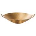 riess-ambiente Deko Schale ORIENT - 55cm gold Metall Hammerschlag Design Handgearbeitet