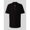 Regular Fit Poloshirt mit Label-Stitchings