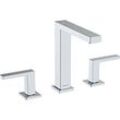 hansgrohe Tecturis E 3-Loch-Waschtischarmatur 73030000 mit Push-Open-Ablaufgarnitur, chrom