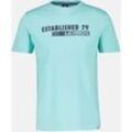 Logo T-Shirt, unifarben - Iced Mint - XL