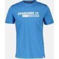 Logo T-Shirt, unifarben - Lagoon Blue - M