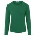 Rundhals-Pullover aus 100% SUPIMA®-­Baumwolle Peter Hahn grün, 40