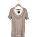 Comma Damen T-Shirt, braun, Gr. 36