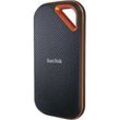 SANDISK Extreme PRO Portable Festplatte, 1 TB SSD, extern, Grau/Orange