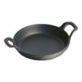 Staub Specialities Auflaufform 12 cm, rund, Schwarz, Gusseisen