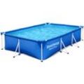 Rechteckiger Schwimmbad mit Stahl -Pro -Rahmen -Struktur 300x201x66 Bestway 56404