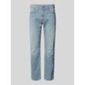 Tapered Fit Jeans mit 5-Pocket-Design Modell '502'