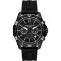 Chronograph ARMANI EXCHANGE Armbanduhren schwarz Herren Quarzuhr, Armbanduhr, Herrenuhr, bis 10 bar wasserdicht, Datum