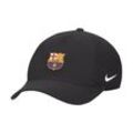 FC Barcelona Dri-FIT Club nicht strukturierte Nike Fußball-Cap (ältere Kinder) - Schwarz