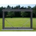 Dancover Holzlager 2,42x0,89x1,56m ProShed®, Anthrazit