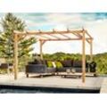 Dancover Holzpergola Linares, 3x5x2,64m, Braun