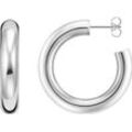 Paar Creolen THOMAS SABO "Chunky mittel, CR636-001-21, CR636-413-39" Ohrringe Gr. Silber 925 (Sterlingsilber), silberfarben Damen