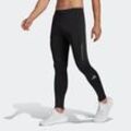 Lauftights ADIDAS PERFORMANCE "OWN THE RUN" Gr. XL, N-Gr, schwarz (black) Herren Hosen Sport Tights