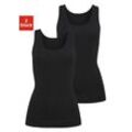 Unterhemd H.I.S Gr. 52/54, N-Gr, schwarz Damen Unterhemden aus elastischer Baumwoll-Qualität, Tanktop, Unterziehshirt