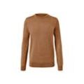 Merino-Pullover - Beige - Gr.: 58