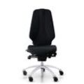 Ergonomischer Bürostuhl RH Logic 400 Komfort, Stoff Black (Select SC60999), Nackenstütze Nein, Armstütze Nein, Fußkreuz Silber