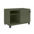 Bisley Rollcontainer Caddy - 80 cm, Farbe Olive Green, Modell Rechts