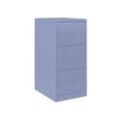 Hängeregisterschrank Bisley BS - Classic Front, 3 Schubladen, Farbe Lilac