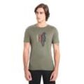 Icebreaker Merino Tech Lite II T-Shirt Ramble - Mann - Loden - Größe M