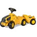 RollyToys Rutscher Volvo Rutschauto mit Anhänger, Babyrutscher, Kinderfahrzeug