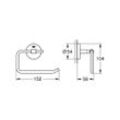 Grohe Bau Cosmopolitan WC-Papierhalter chrom 40457001 40457001