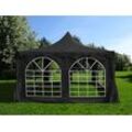 Dancover Partyzelt Festzelt Pagoda 4x4m, schwarz