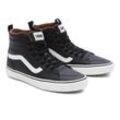 Sneaker VANS "Filmore Hi VansGuard" Gr. 40, schwarz Schuhe Sneaker mit kontrastfarbenem Logobadge an der Ferse