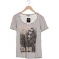 Comma Damen T-Shirt, grau, Gr. 36