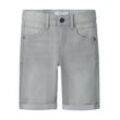 Name It Regular-fit-Jeans Stretch Jeans Shorts Kurze Denim Hose 5-Pocket 7466 in Hellgrau, grau