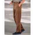 Cordhose CLASSIC Gr. 24, Unterbauchgrößen, braun (cognac) Herren Hosen