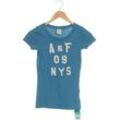 Abercrombie & Fitch Damen T-Shirt, blau, Gr. 34