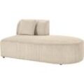 Sofa-Eckelement ANDAS "Alesund", beige, B:182cm H:84cm T:100cm, Cord (100% Polyester), Filzoptik (100% Polyester), Polsterelemente, als Einzelteile oder Modulteil